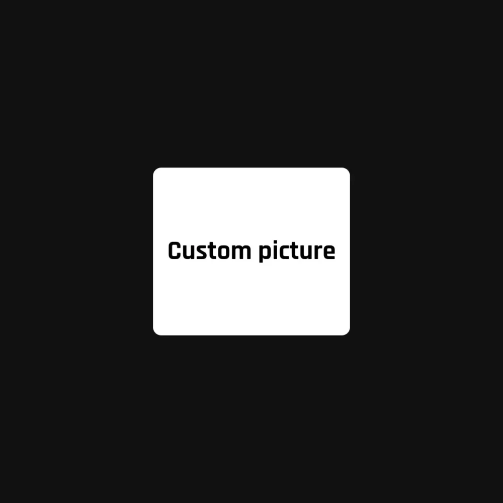 Tapis souris CustomPro X9 220x180mm - Surface personnalisable antidérapante pour gaming, format compact et design personnalisé.