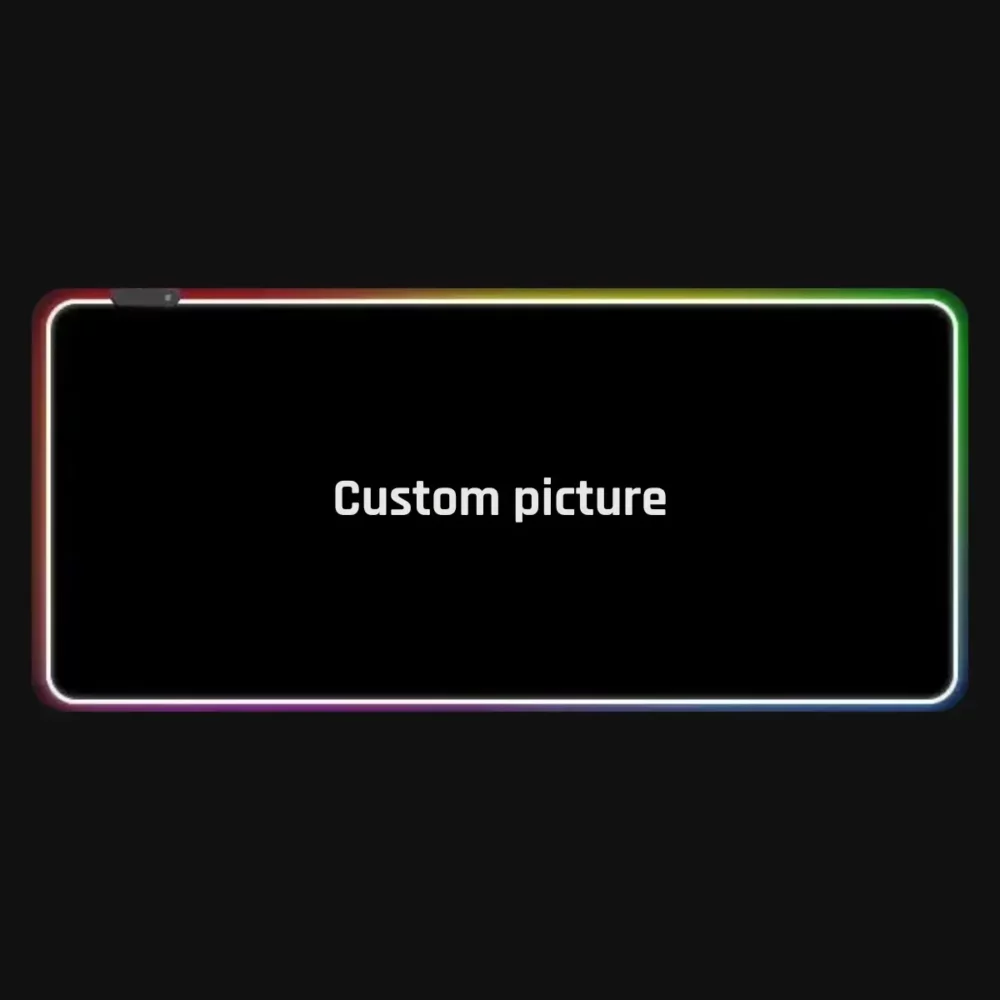 Tapis souris ChromaV9 RGB 900x400mm - Surface personnalisable antidérapante, éclairage LED réglable et format XXL pour setups gaming ou streaming.