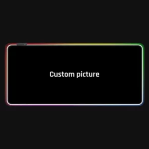 Tapis souris ChromaV9 RGB 900x400mm - Surface personnalisable antidérapante, éclairage LED réglable et format XXL pour setups gaming ou streaming.