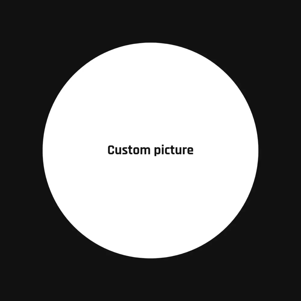 Tapis souris rond personnalisable CustomPro V2 200x200mm - Impression haute résolution et base antidérapante | Ignix Gaming
