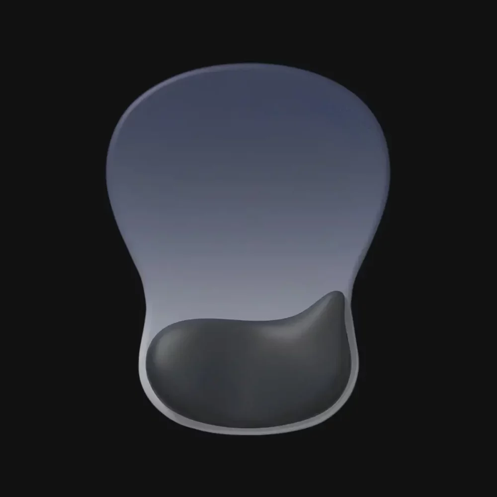 Tapis ergonomique prévention tendinite ErgoPro V4 Bleu/Noir - Gel thermo-sensible et support lombal intégré | Ignix